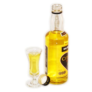 Gin Dutch, lemon flavored, 30 % v/v