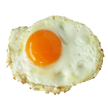 Egg, whole, fried