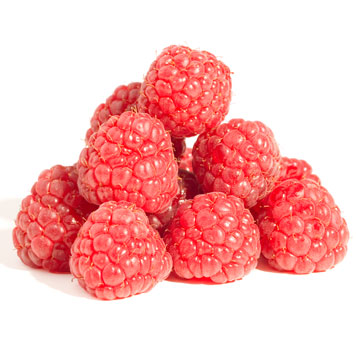 Raspberries, fresh