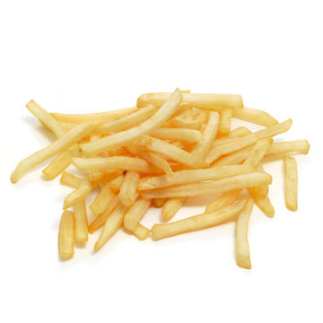 French fries, oven-heated