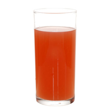 Grapefruit juice, sweetened, bottled