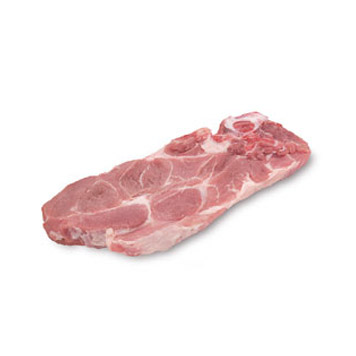 Pork, chops, neck, raw