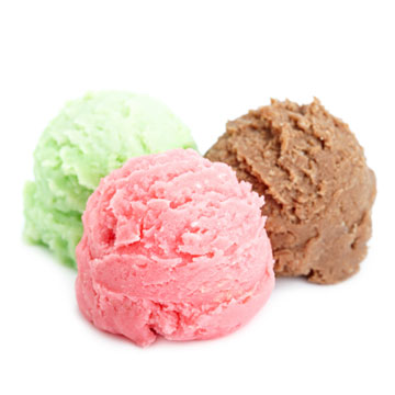 Ice cream, mixed varieties