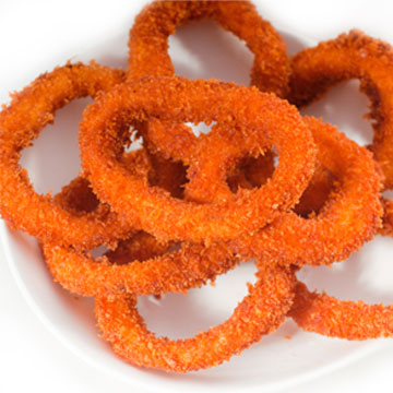 Squid rings, fried
