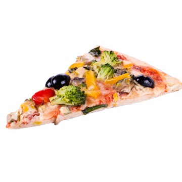 Pizza, vegetarian, mixed variet
