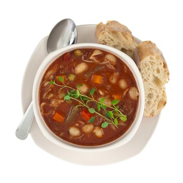 Soup, brown beans