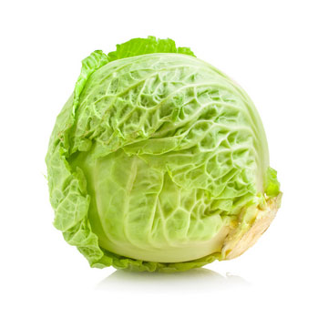 Cabbage, white, raw