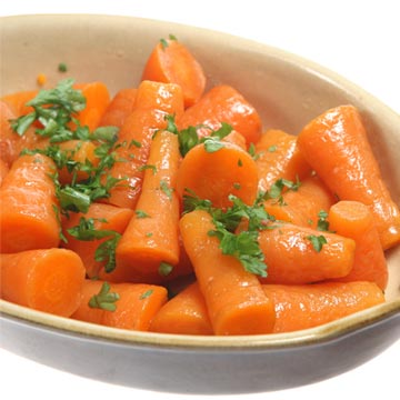 Carrots, cooked