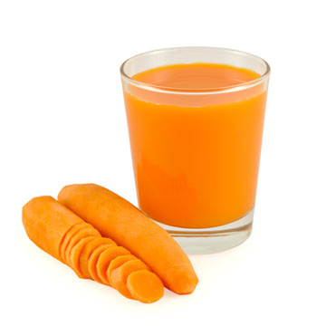 Carrot juice, canned
