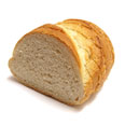 Bread, white, made with water Bread, white, made with water
