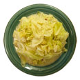 Chinese cabbage, cooked