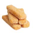 Fish sticks, breaded, mixed varieties, raw